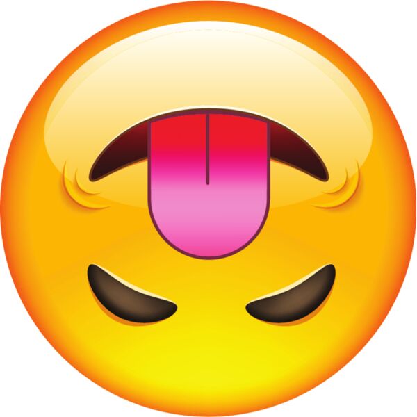 Tongue upside down face Thumbnail