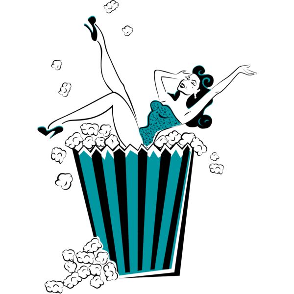 pinup girl in popcorn Thumbnail