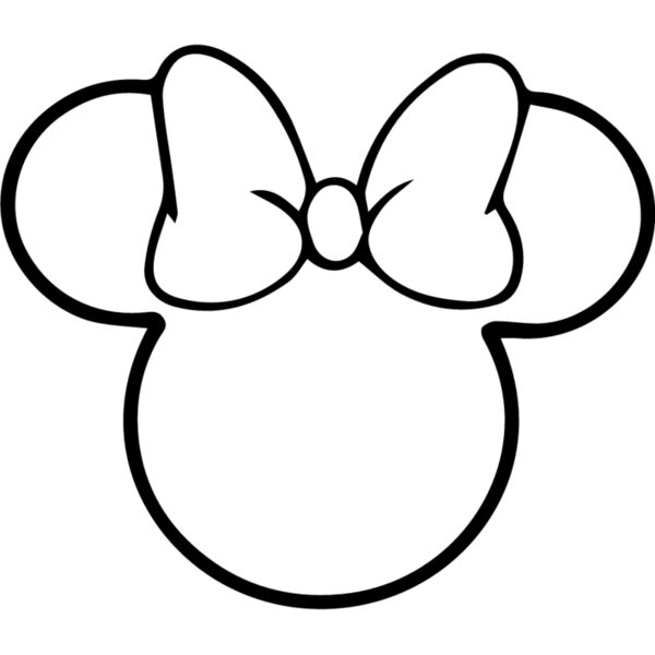 minnie head outline Thumbnail